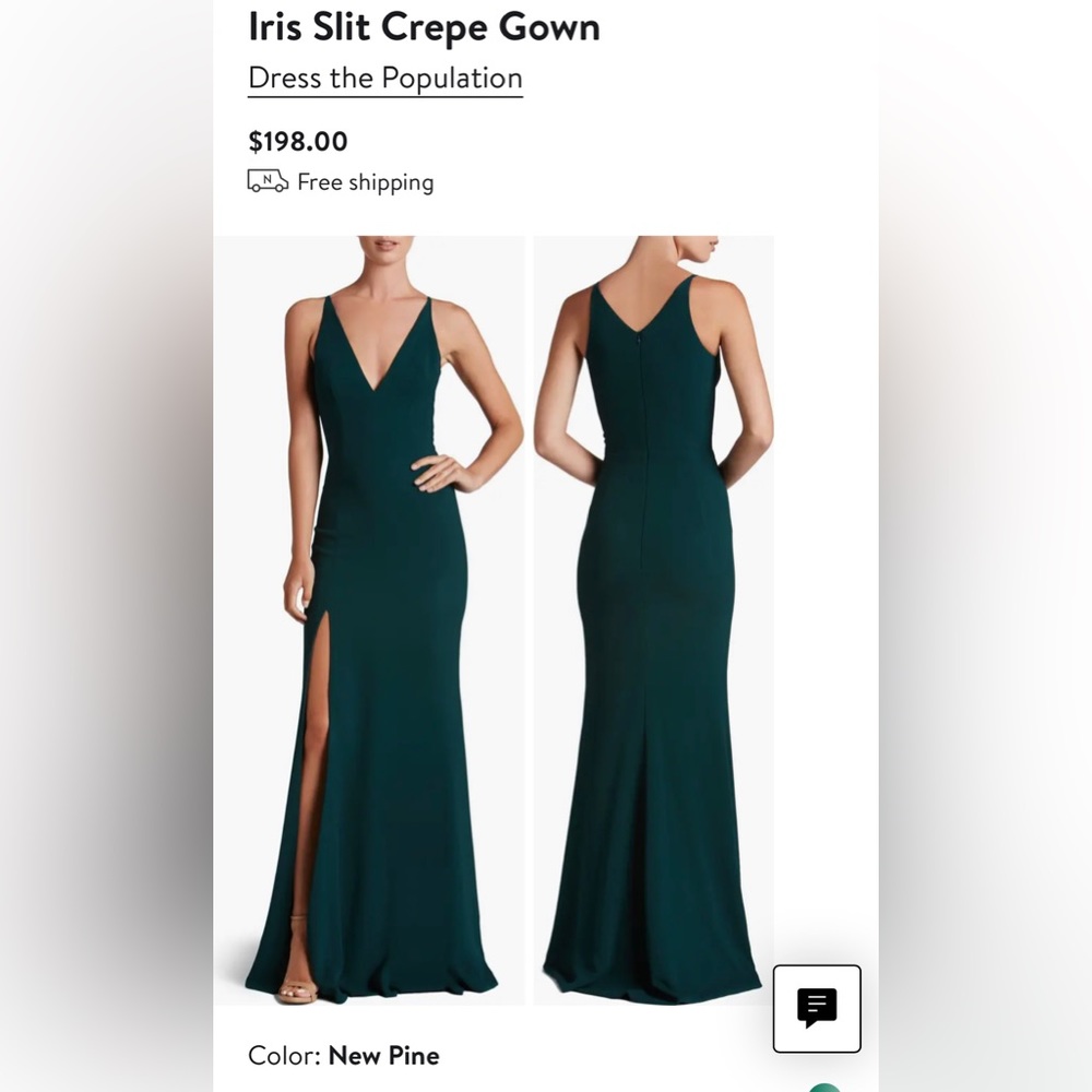 Dress the population Iris Gown